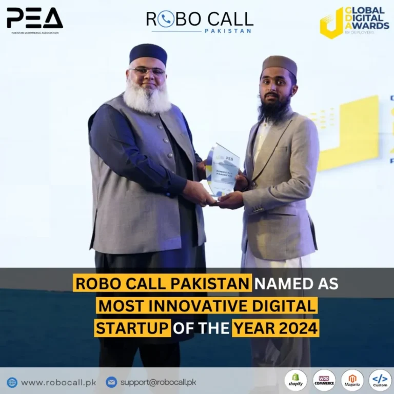 Most Innovative Digital Startup of 2024 — Robo Call Pakistan