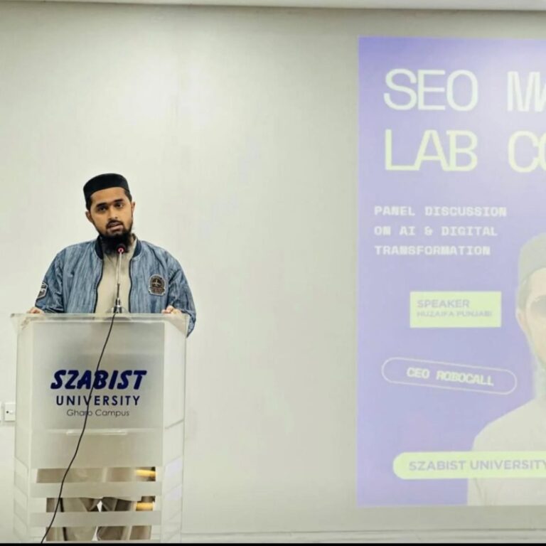 Speaker & trainer at SZABIST